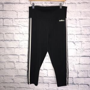 Black Adidas Woman Climalite Capri
